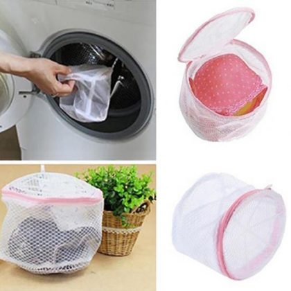 Washing Machine Clothes Underwear Zipper Closure Laundry Mesh Net Pouch Bag