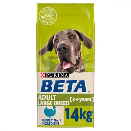 BETA Adult Large Breed Turkey Dry Dog Food – 14kg