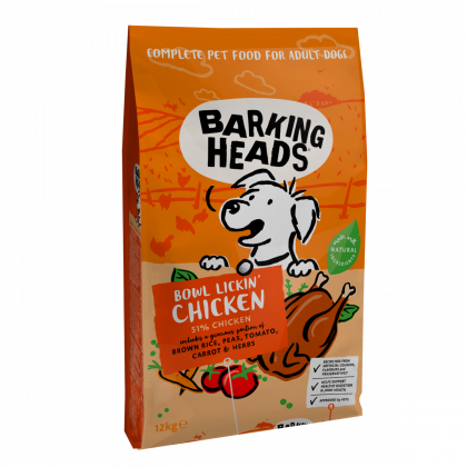 Barking Heads Bowl Lickin’ Chicken Dry Dog Food – 12kg